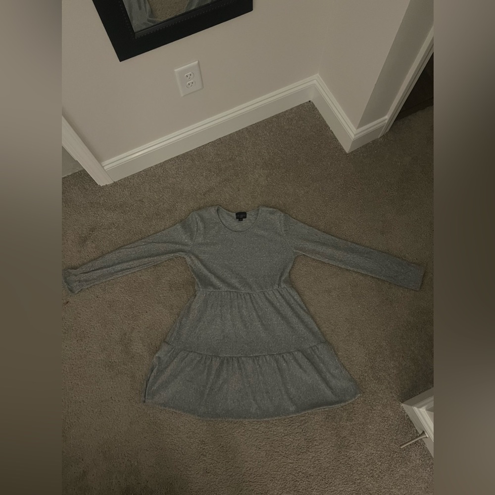 gray dress